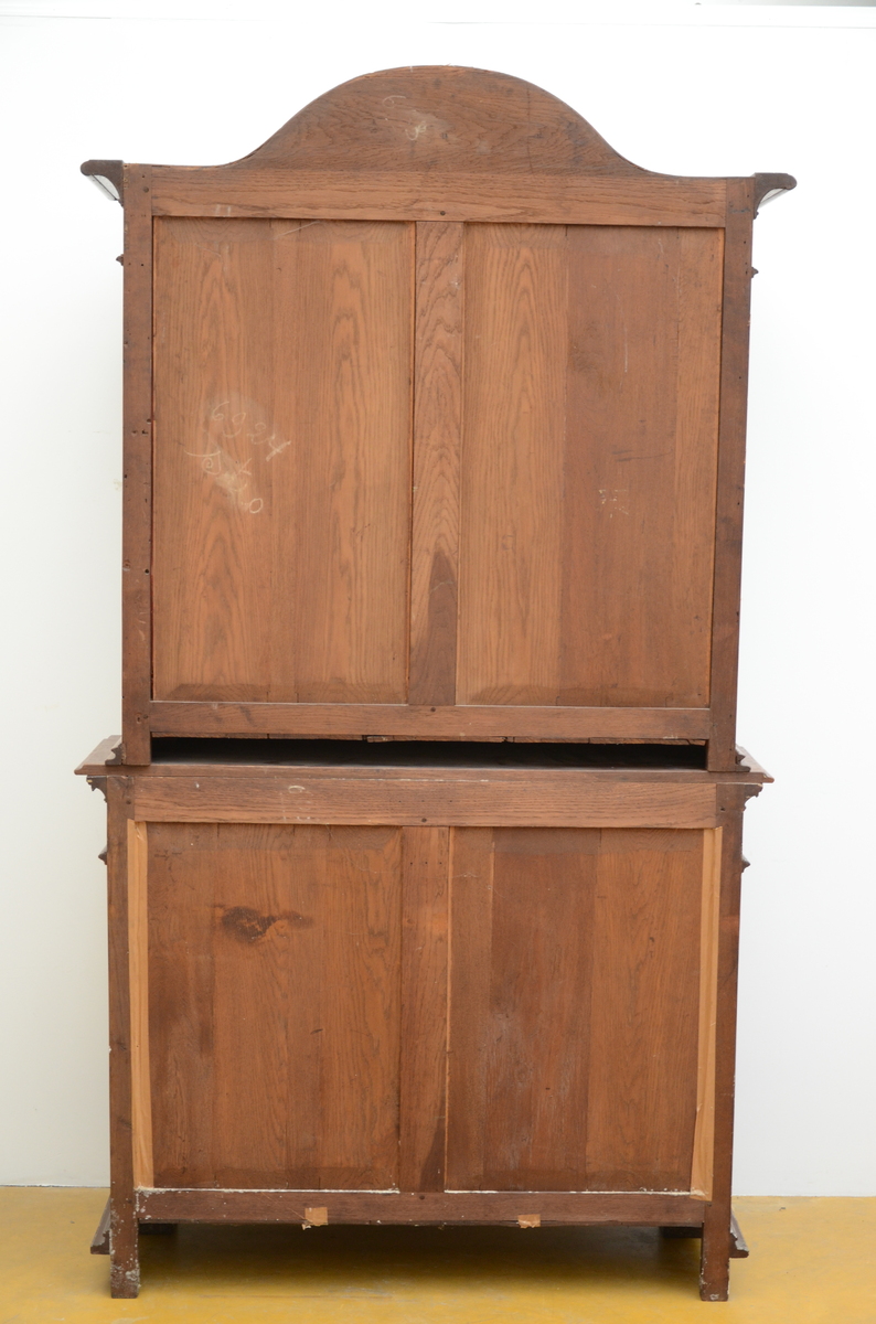 A LiËge display cabinet in oak, 19th - 20th century (98x127x220cm) - Image 3 of 3