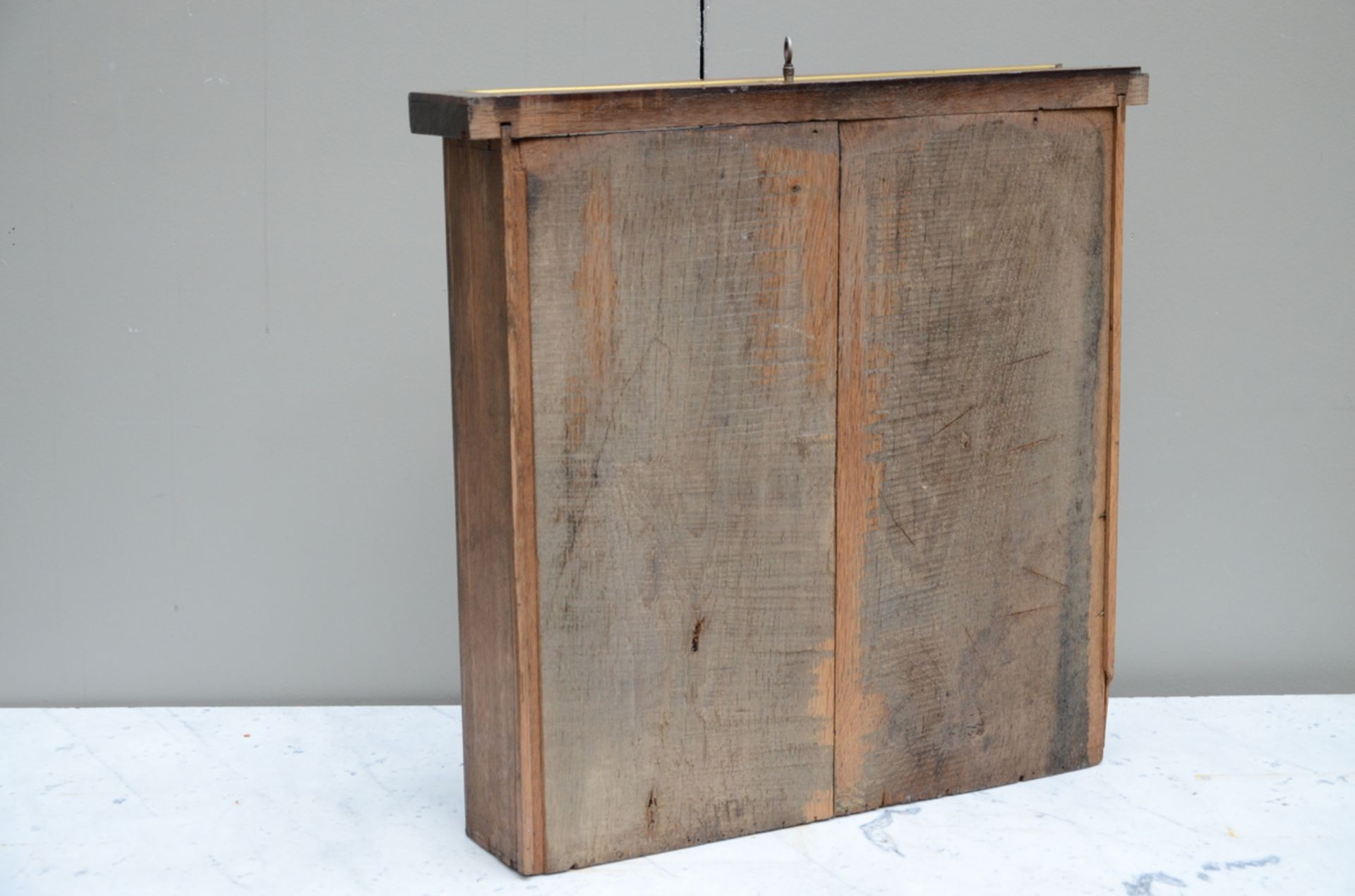 18th century Louis XVI commode in mahogany, with stamp of the maker (126x57x87cm) - Image 3 of 4