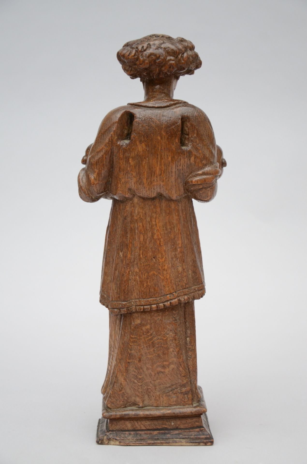 An oak reliquary holder 'angel' (35cm) - Bild 3 aus 4