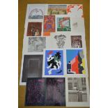 Lot: large selection of prints by De Mey, Burssens Huysman, Maet, Vandenberg, Wittewrongel,