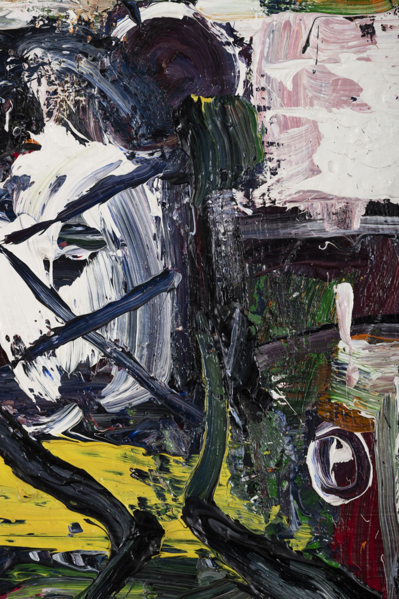 Philippe Vandenberg (1987): painting (o/c) 'untitled' (provenance Veranneman) (100x80cm) - Image 2 of 6