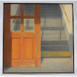 Vandermoeren: painting (o/c) 'stairs' (80x80cm)
