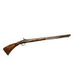 A circa 1830 cavalry carbine with excellent tiger wood, 95 cm.