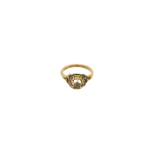 An early 20th century Lady's Constantinople gold ring. Approx: 4 gr.