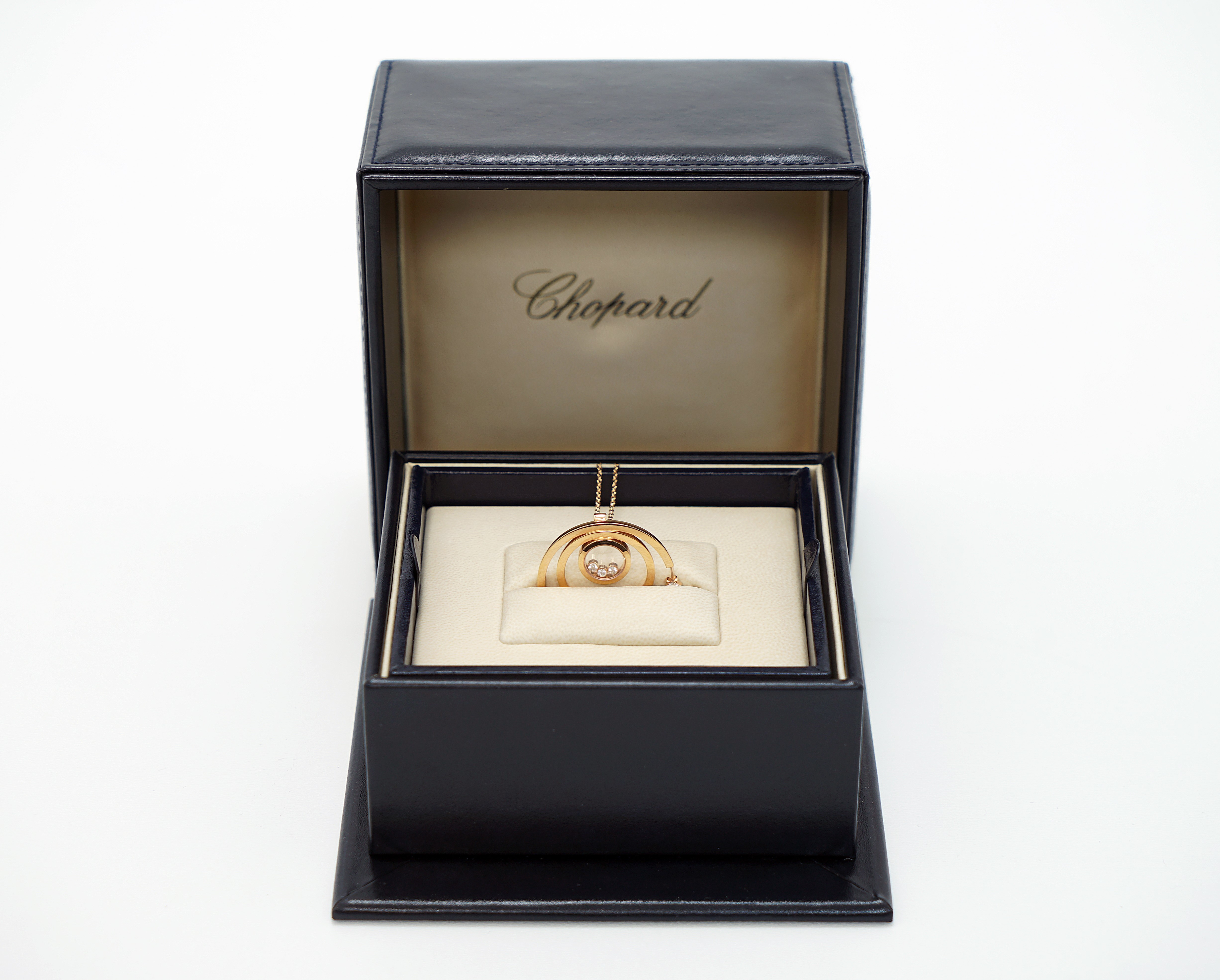 A Lady's Chopard 18K Rose Gold , Happy Diamonds pendant - Image 2 of 9