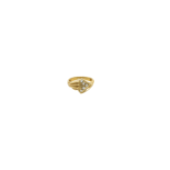 A Lady's gold ring. Approx: 3 gr.