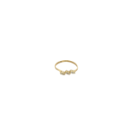 A Lady's gold ring. Approx: 1 gr.