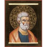 Andromachi Voutsina (Greek), Saint Peter the Apostle,, Tempera, 30 x 24 cm