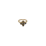 A circa 1900 9 carat gold ring. Approx: 3 gr.