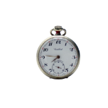 A Cortebert, 15 Jewels Swiss Made pocket watch. No guarantee of the funtion of the clock work.
