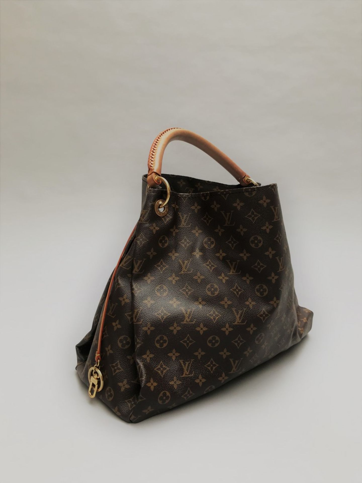 LOUIS VUITTON - SAC TOTE CABAS grand modèle en cuir et toile enduite à décor du [...] - Bild 3 aus 4