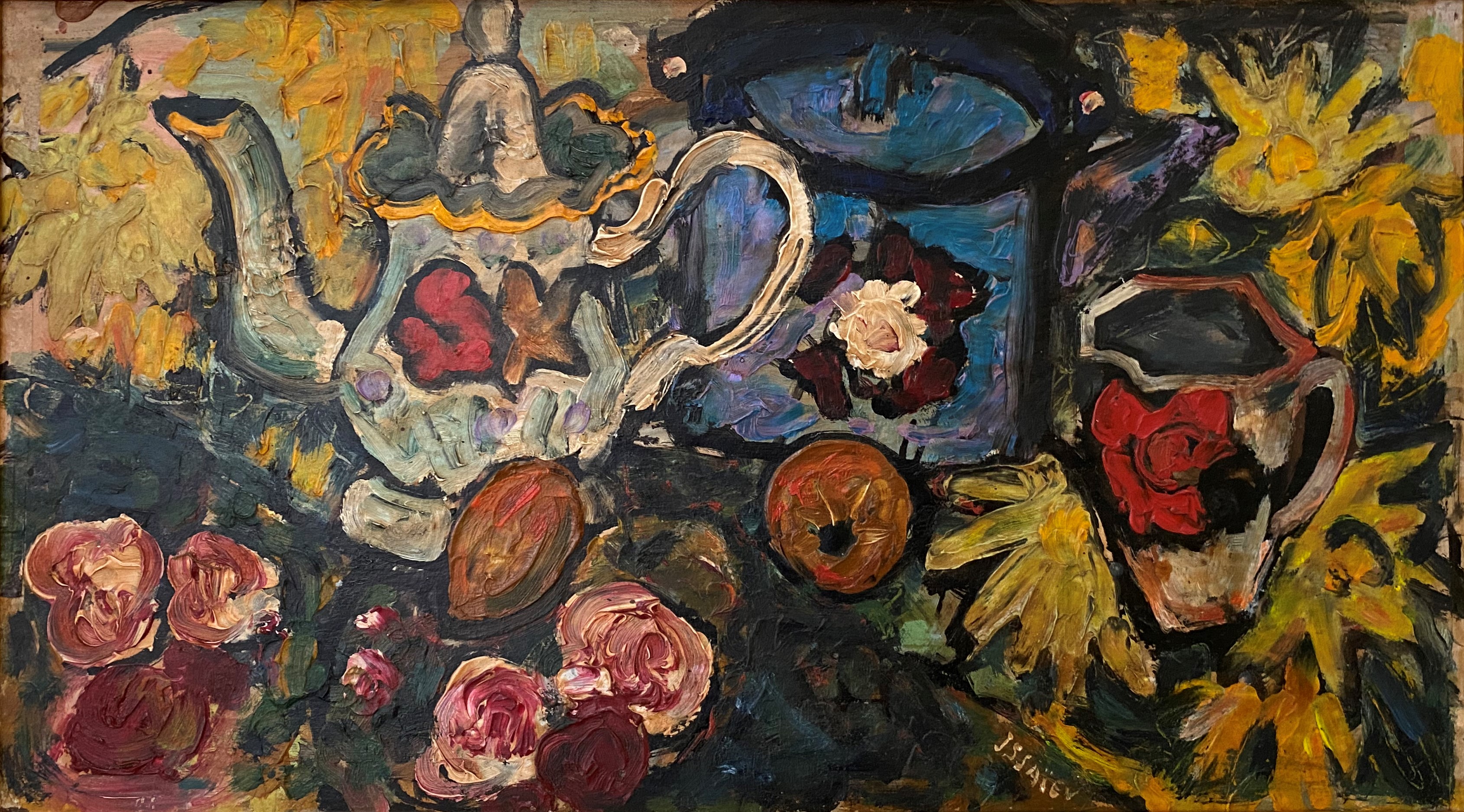 Nicolas ISSAIEV (1891-1977) - Nature morte - Huile sur toile, signée en bas à [...]