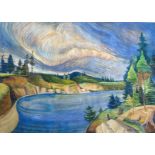 Emily M. CARR (1871-1945) Lac de forêt