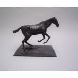 Edgar DEGAS (1834-1917), D'Après - Cheval enlevant sur l'obstacle - Bronze à [...]