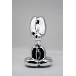 Jeff KOONS , D’Après - Sitting Balloon Rabbit Silver - Sculpture en résine [...]