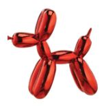 Jeff KOONS , D’Après - Balloon dog red - Sculpture en résine chromée .Edition [...]