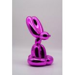 Jeff KOONS , D’Après - Sitting Balloon Rabbit Violet - Sculpture en résine [...]