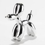 Jeff KOONS , D’Après - Balloon dog silver - Sculpture en résine chromée [...]