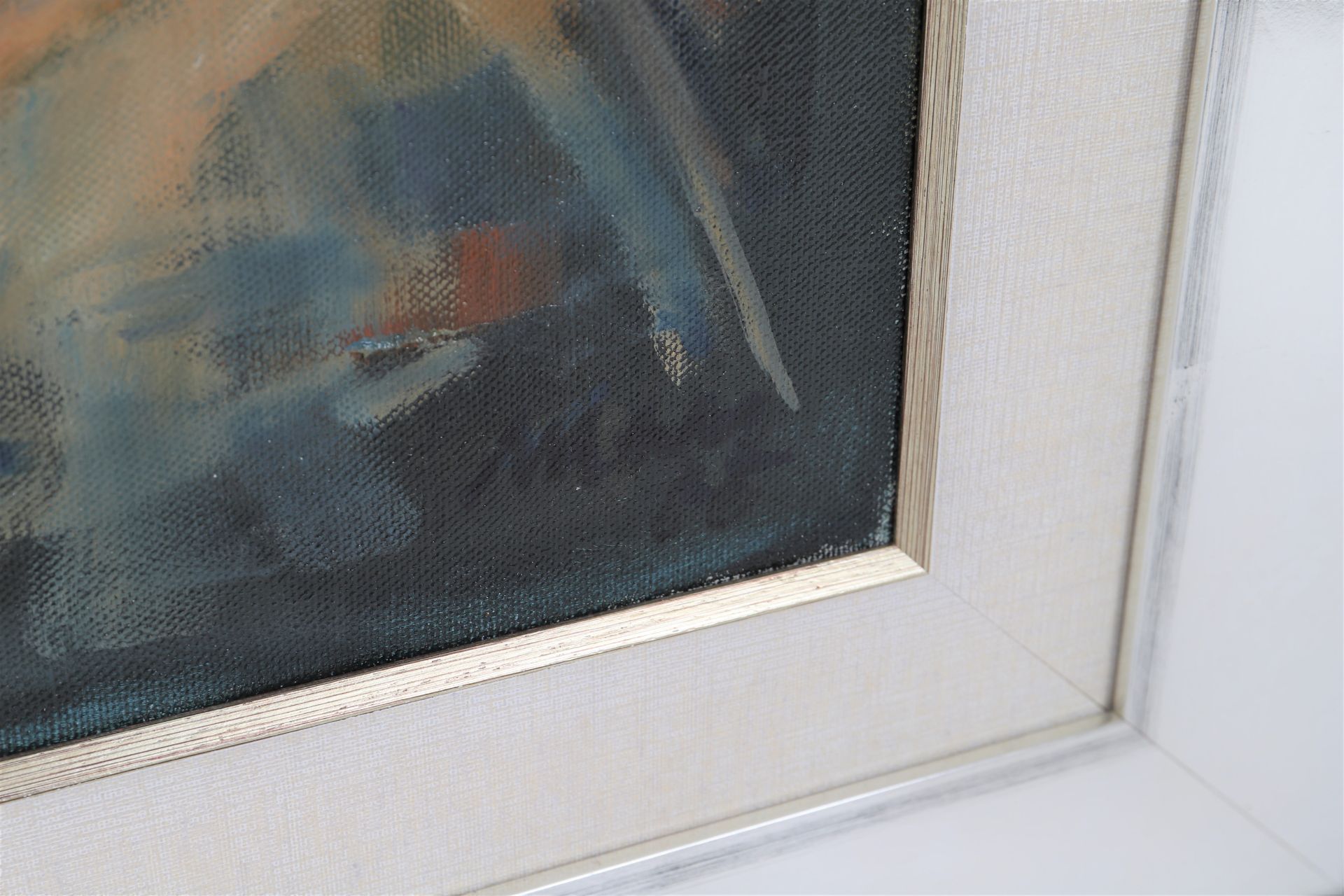 Mars Schmit (1931-1990) Artiste peintre luxembourgeois Huile sur toile représentant [...] - Bild 2 aus 3