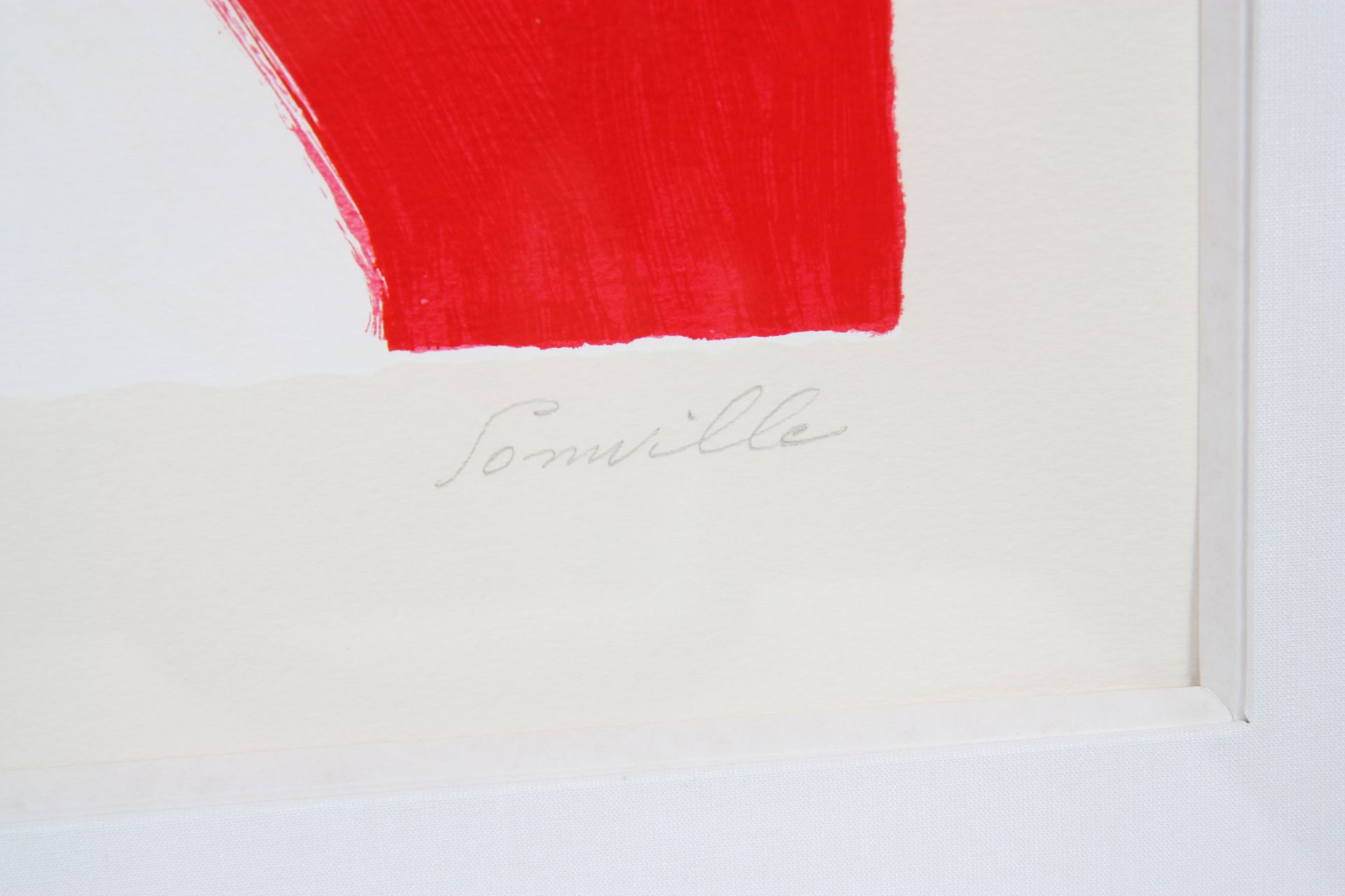 "Arlequin" de Roger Somville (1923-2014) Lithographie polychrome représentant un [...] - Bild 2 aus 2