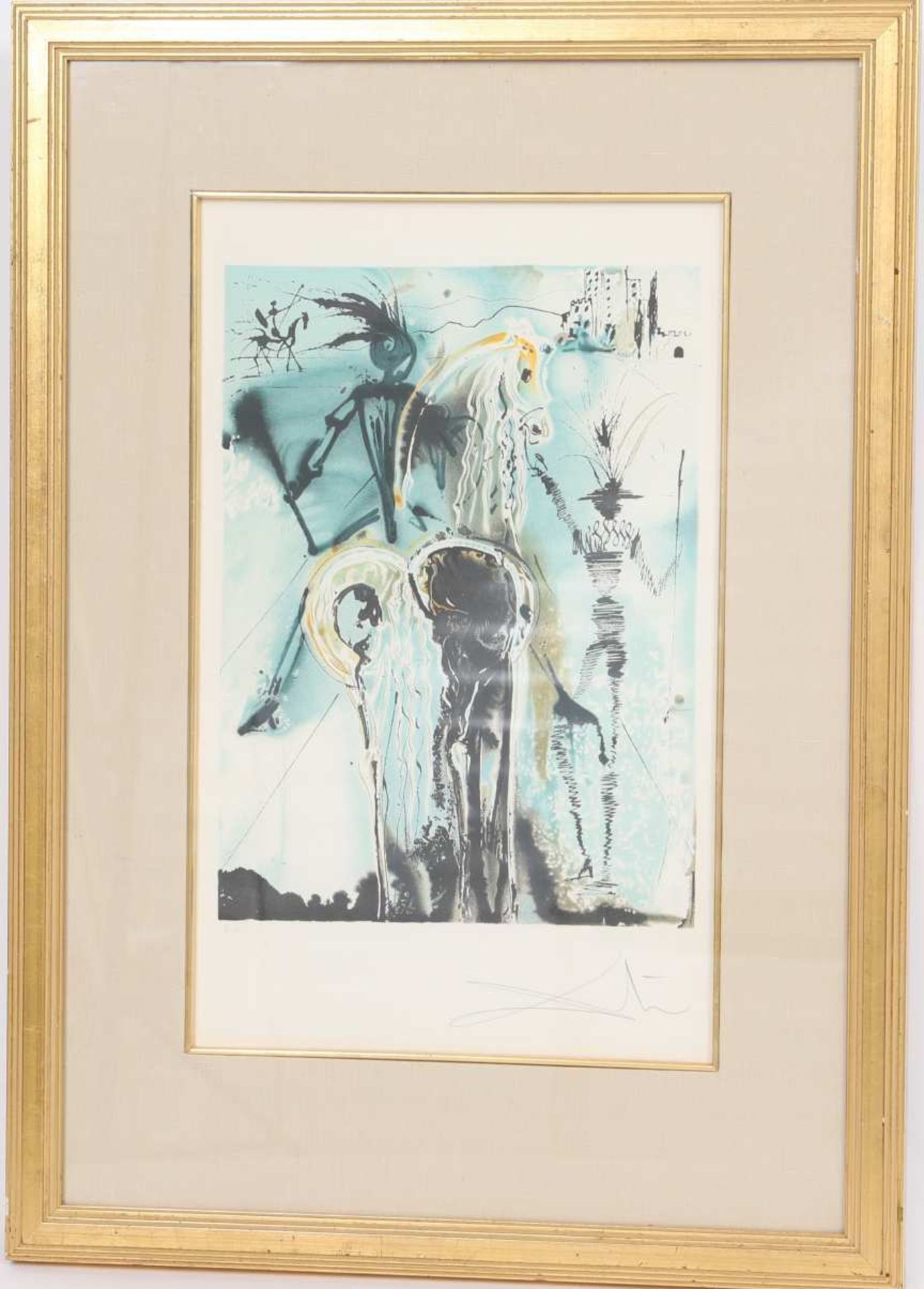 "Don Quichotte" de Salvador Dali (1904-1989)Artiste peintre espagnol, l'un des principaux