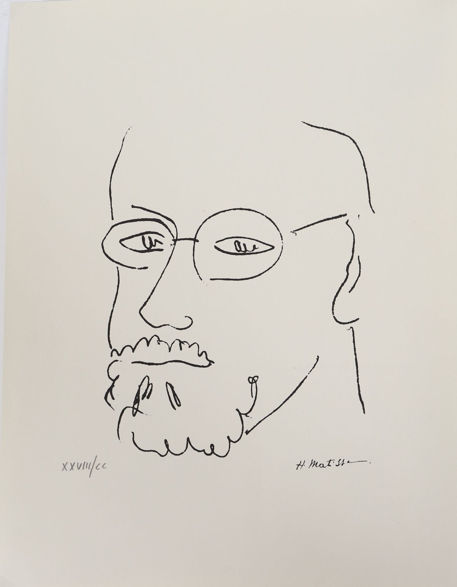 Autoprotrait d'Henri Matisse (1869-1954) Célébre peintre, dessinateur, graveur et [...]