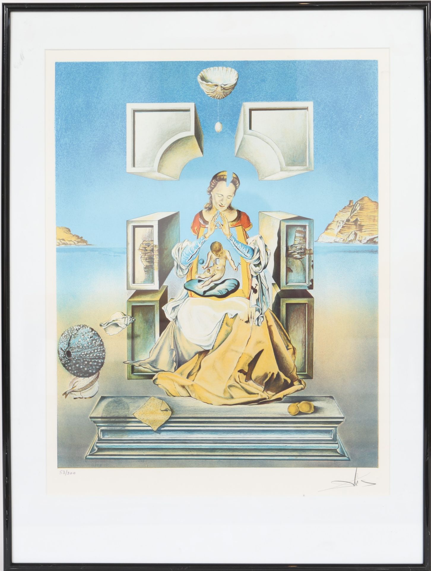 "Vierge à l'enfant" de Salvador Dali (1904-1989) Artiste peintre espagnol, l'un des [...]