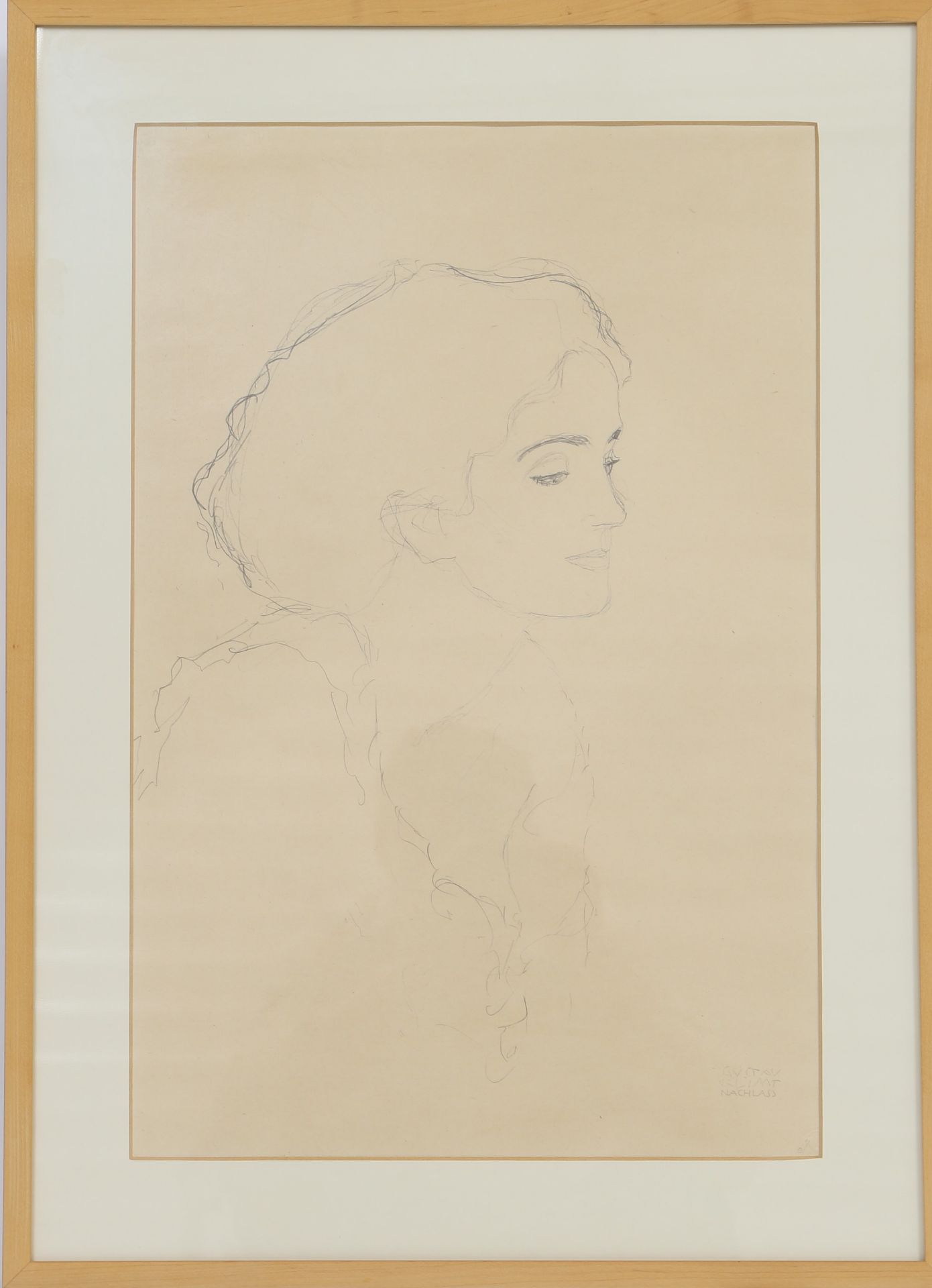 Gustav Klimt (1862-1918) Célébre artiste peintre autrichien Ensemble de 6 [...] - Image 3 of 6