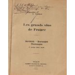 BOUILLARD (G.), Les grands vins de France, Pékin, Albert Nachbaur 1924, in-8, non [...]