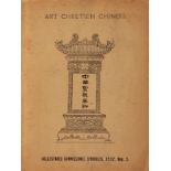 COMMISSIO SYNODALIS IN SINIS, L'art chrétien chinois, Peiping, 1932, in-8, pp. 403 [...]