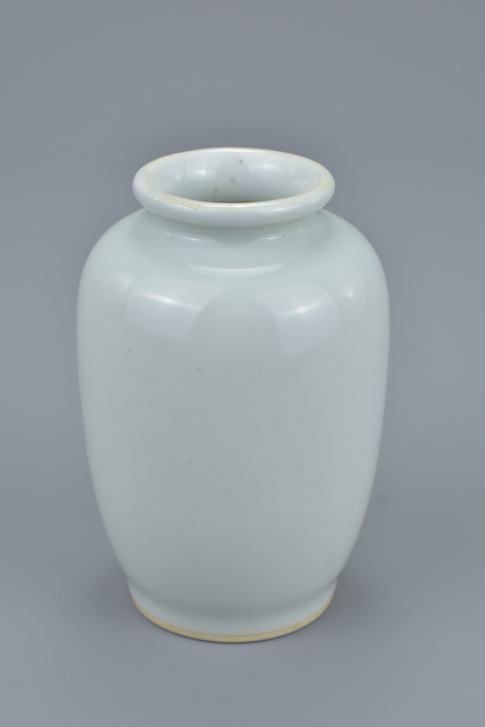 A small quality Chinese Republic period blue and white porcelain vase painted with single figure of - Image 3 of 20