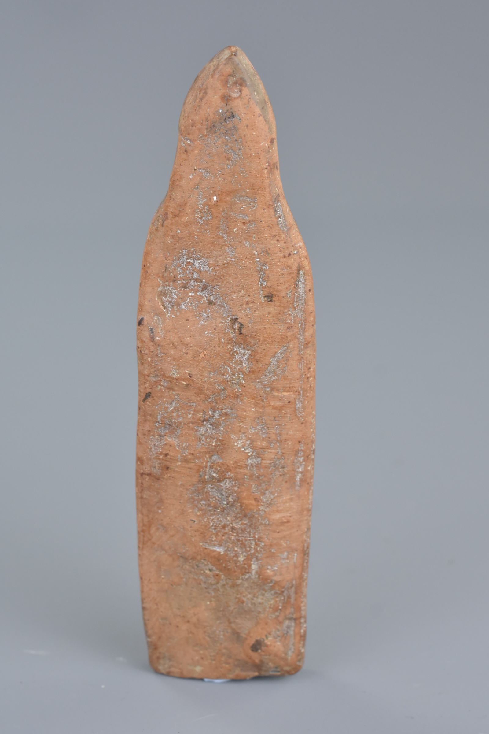 Asian / Indian Buddhist Votive Pottery Figure  Height 13 cm (5 inches). Age unknown but appears to b - Image 3 of 4