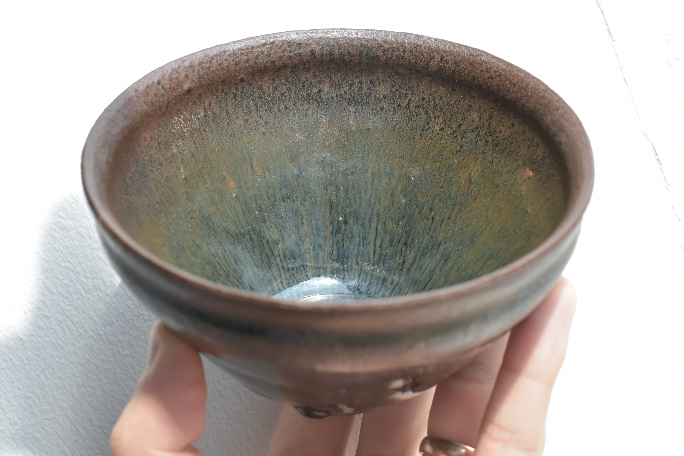 A quality Chinese Song dynasty (960-1280 AD) Jianyao Hare's Fur pottery tea bowl. Possibly of the pe - Image 16 of 18