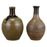 Two Japanese Sake Bottles – Meiji Period (19th Century)