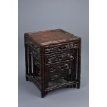 Nest of Four Chinese Hongmu Stands, 19th Century