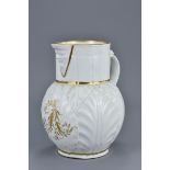 An Antique Porcelain Caughley Mask Head Jug, Circa 1790