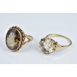 Two Vintage 9ct Gold Rings