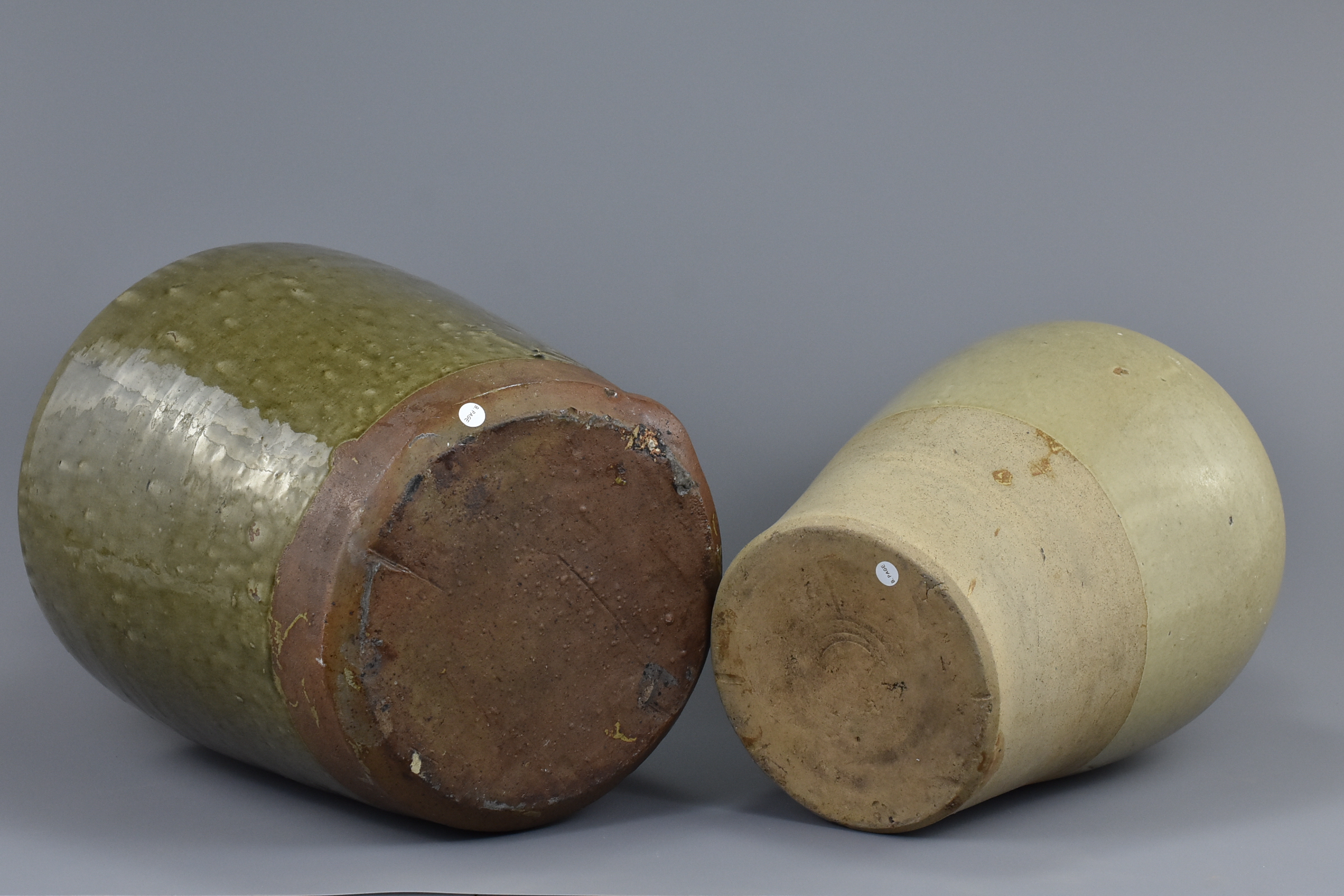 Two Large English 19th Century Stoneware Wine Jars, Hawes, Yorkshire - Image 8 of 8