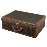 A Classic Vintage Louis Vuitton Paris Travel suitcase, Label no. 988497