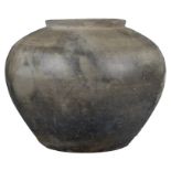 A Fine Chinese Warring States Burnished and Incised Pottery Jar (475 - 221 BC)