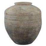 A LARGE Chinese Warring States Impressed Pottery Jar (475 - 221 BC)