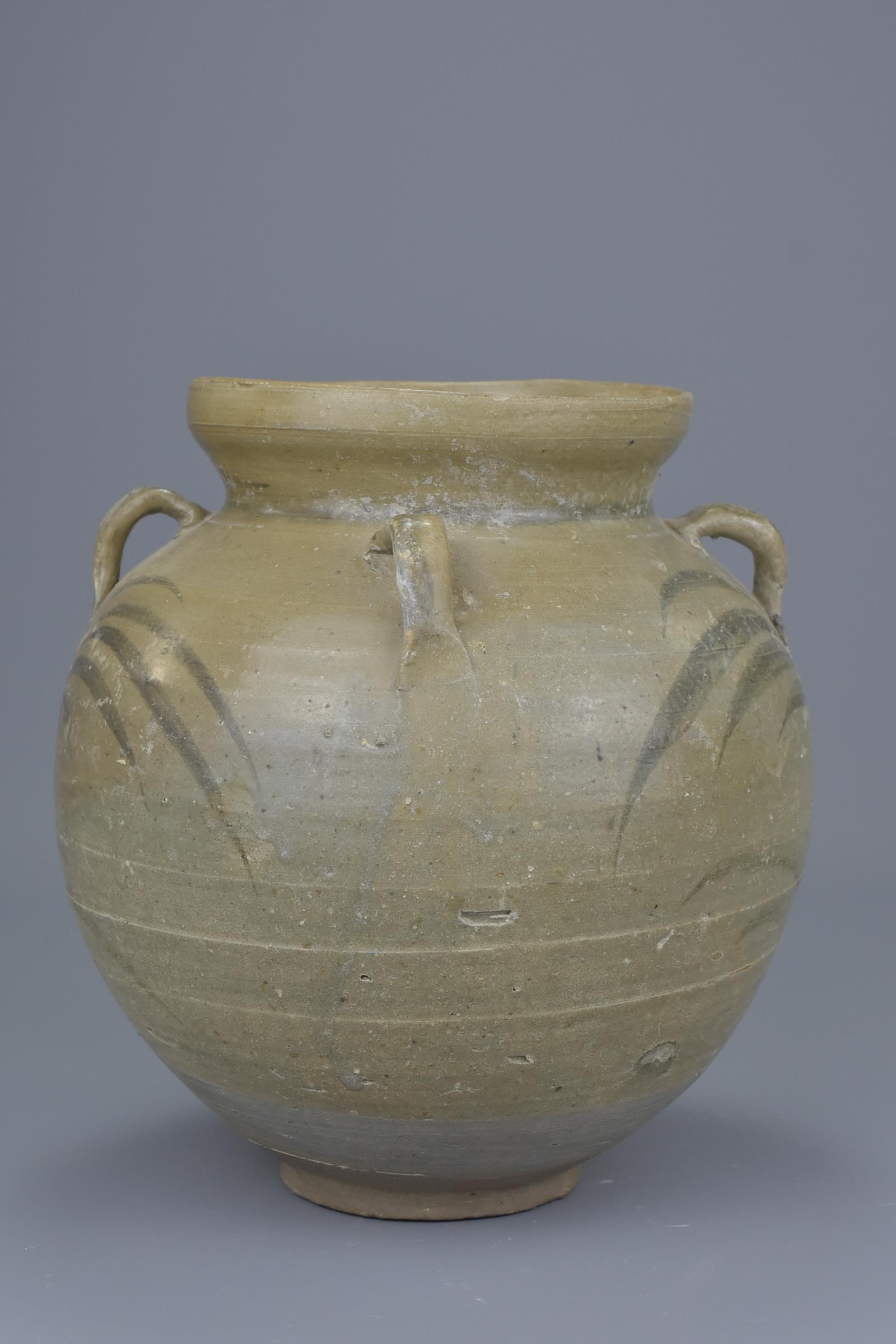 A Rare Chinese Yuan Dynasty Underglazed Jar - Image 5 of 8