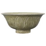 A Chinese Song Dynasty Celadon Glazed Porcelain Bowl