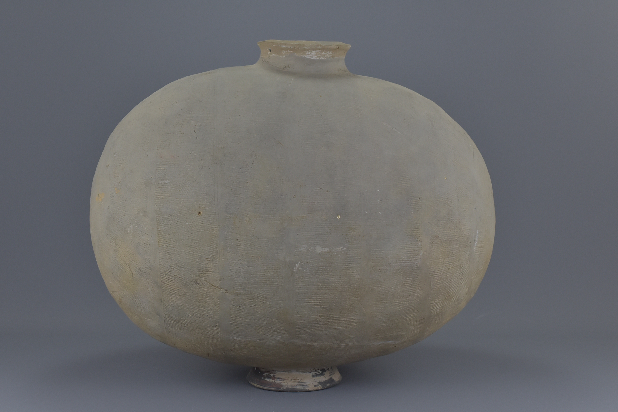 An Exceptionally LARGE Early Chinese Pottery Cocoon Jar with Oxford TL Test – Han Dynasty or Earlier - Image 11 of 11