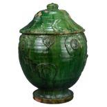 A Large Chinese Song / Yuan Dynasty Glazed Buddhist Jar