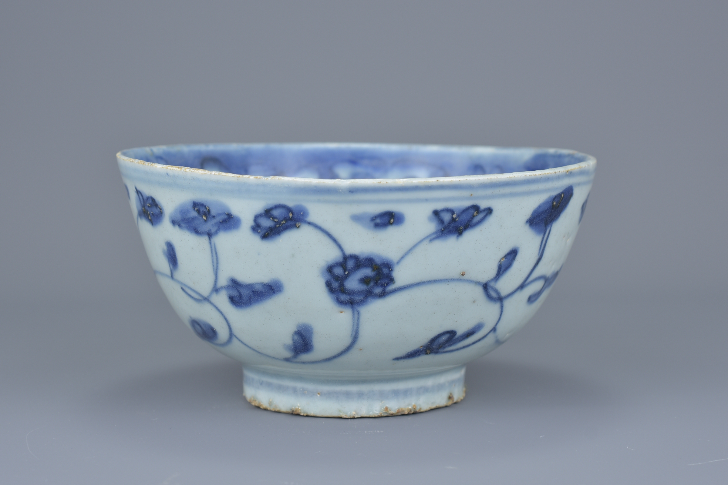 A Fine Chinese Ming Dynasty Blue & White Porcelain Bowl – Jiajing reign - Image 3 of 7