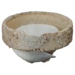 Chinese Song Dynasty Kiln Saggar with Two Rare Qingbai Porcelain Bowls