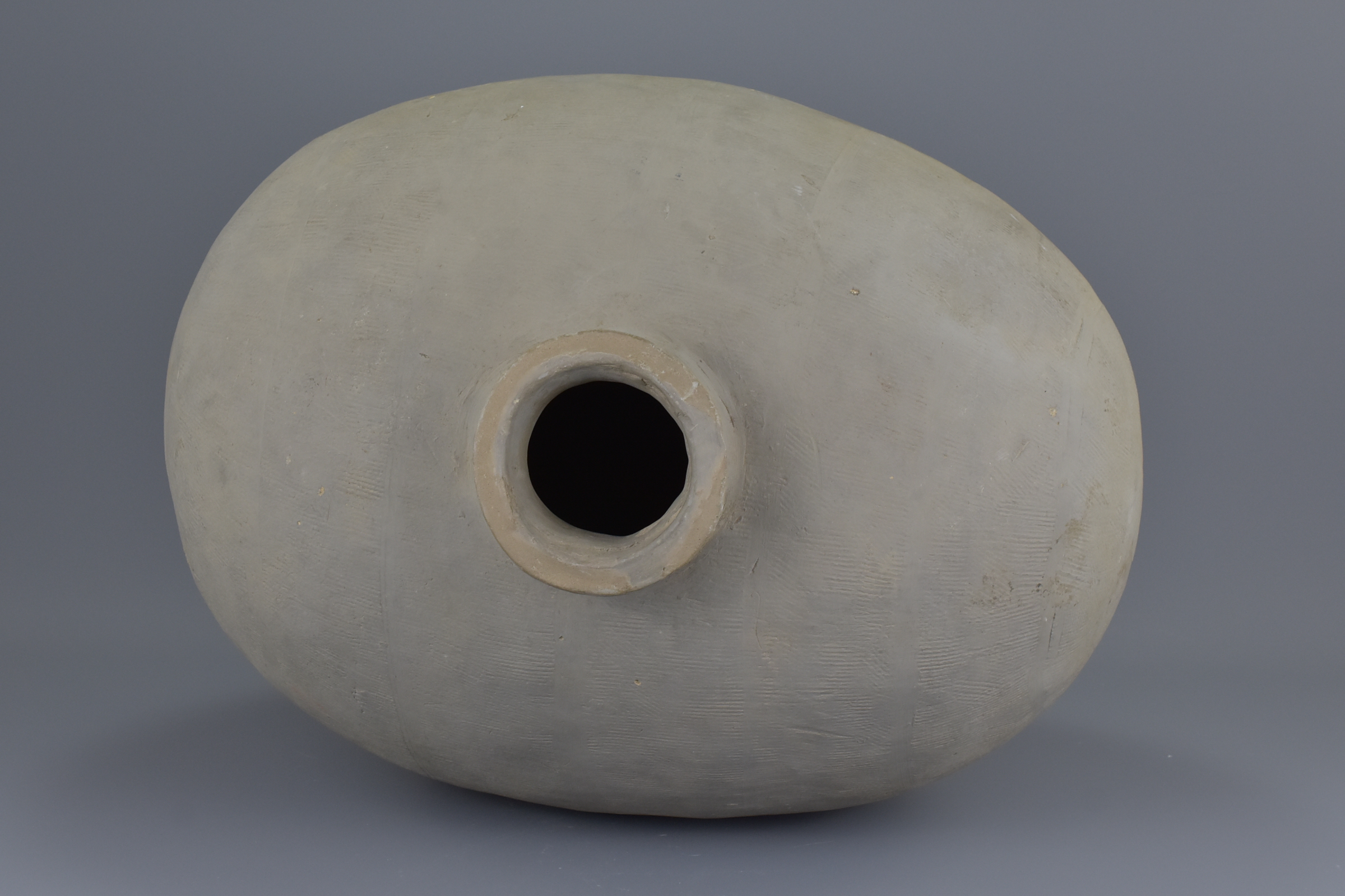 An Exceptionally LARGE Early Chinese Pottery Cocoon Jar with Oxford TL Test – Han Dynasty or Earlier - Image 10 of 11