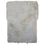 A Rare Chinese Yuan Dynasty Buddhist Stone Prayer Tablet (Sanskrit)