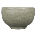 A Chinese Longquan Celadon Porcelain Alms Bowl – Song / Yuan Dynasty